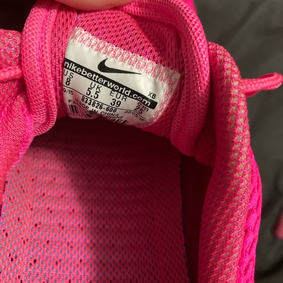 Hot pink swavorski crystal bling shoes - Picture 4 of 8